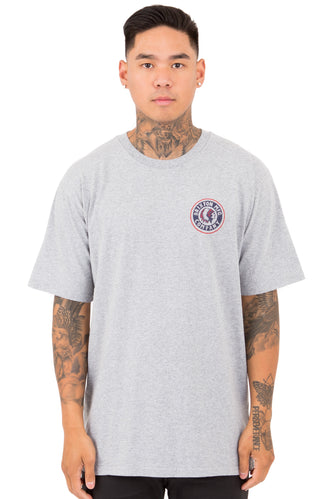 Rival II T-Shirt - Heather Grey/Red