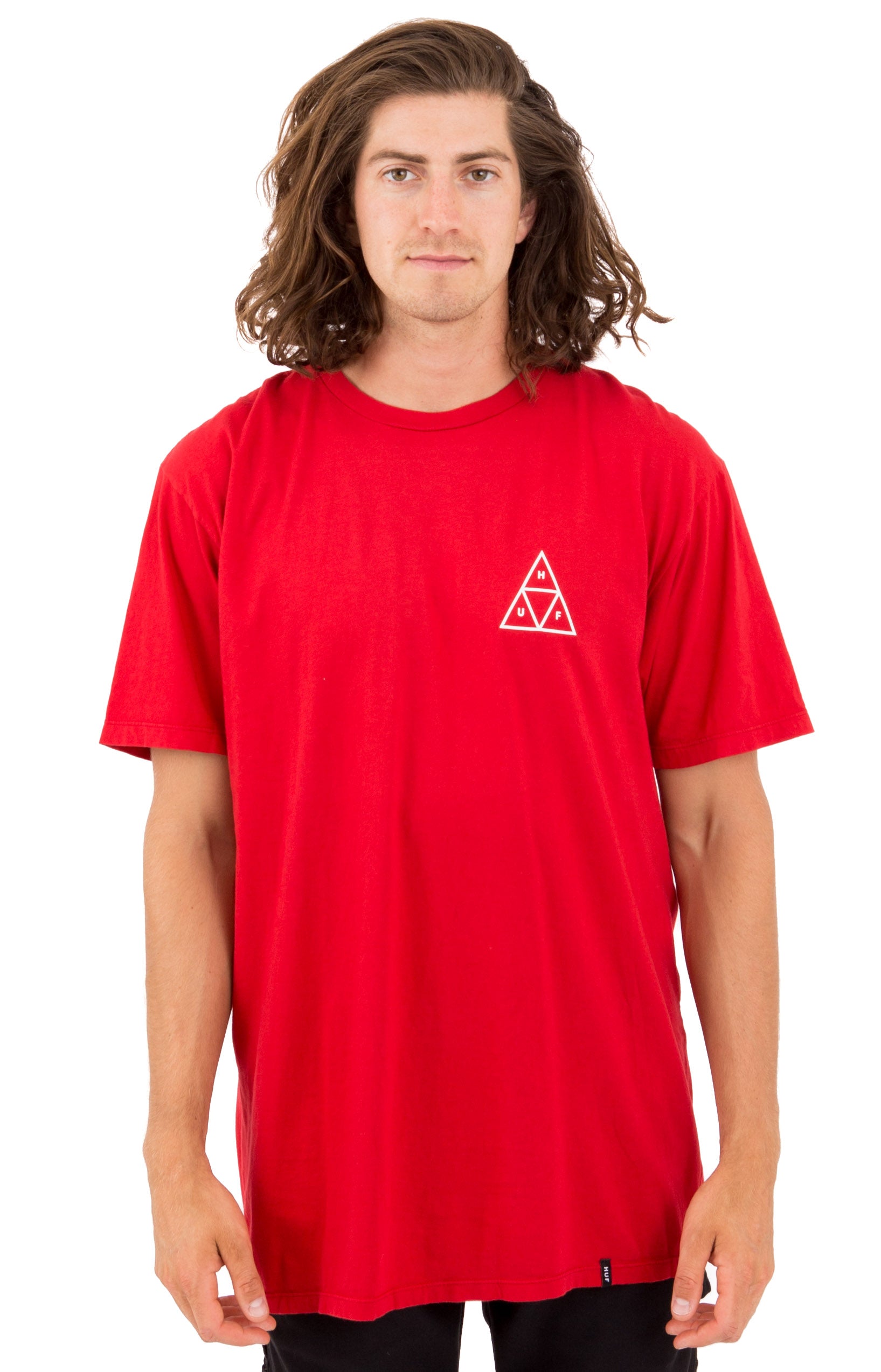 Triple Triangle T-Shirt - Red/White