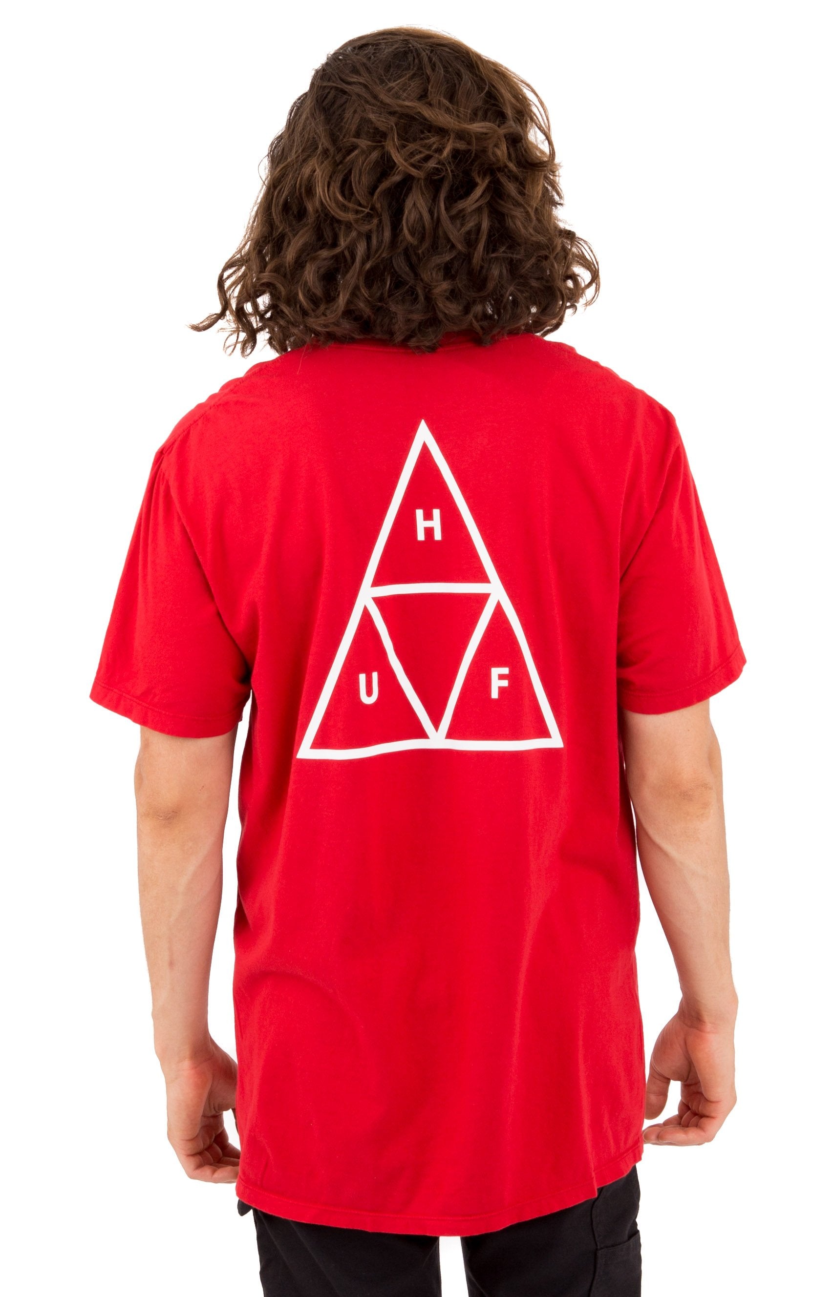 Triple Triangle T-Shirt - Red/White
