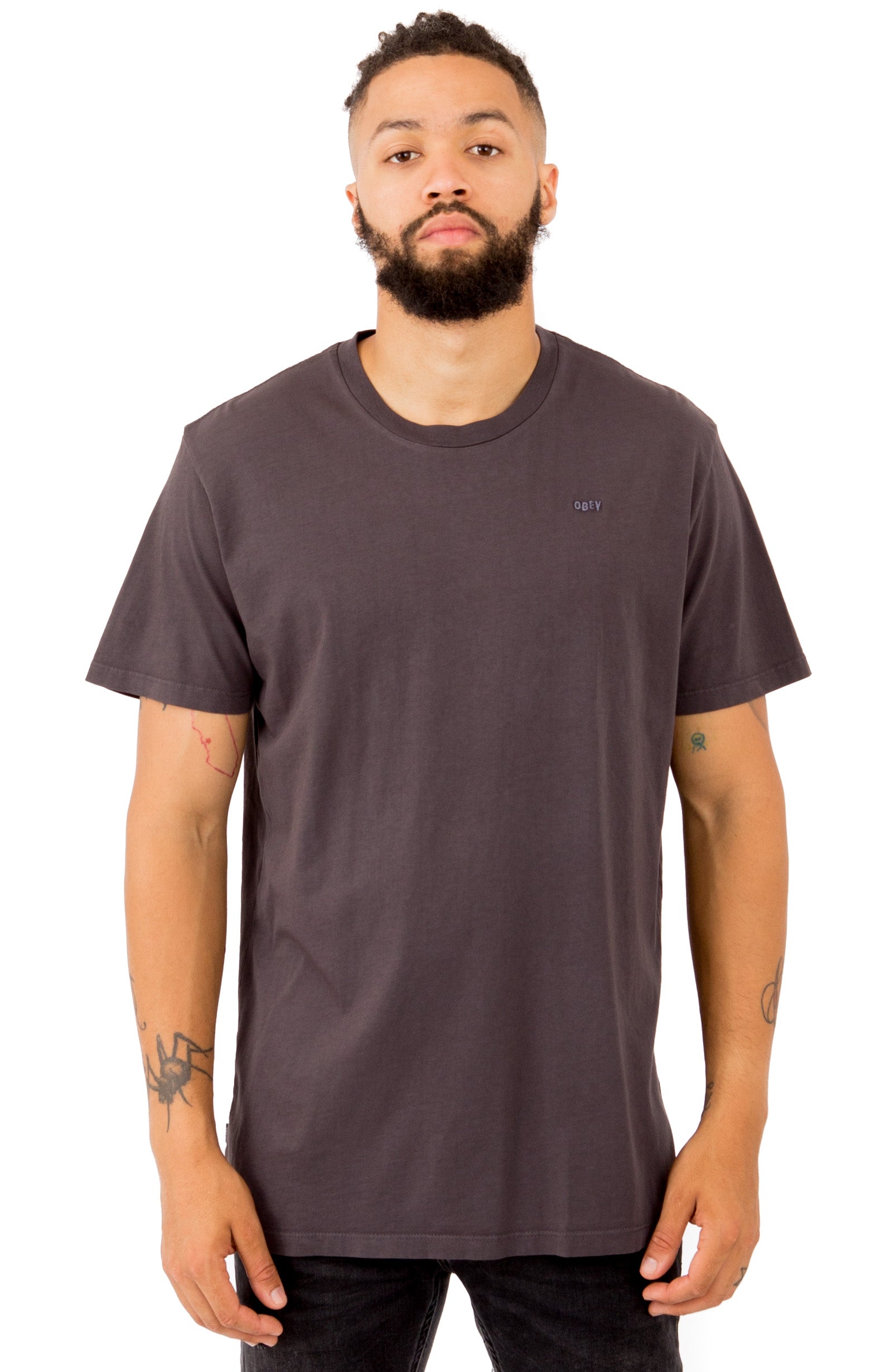Jumbled Pigment T-Shirt - Dusty Black