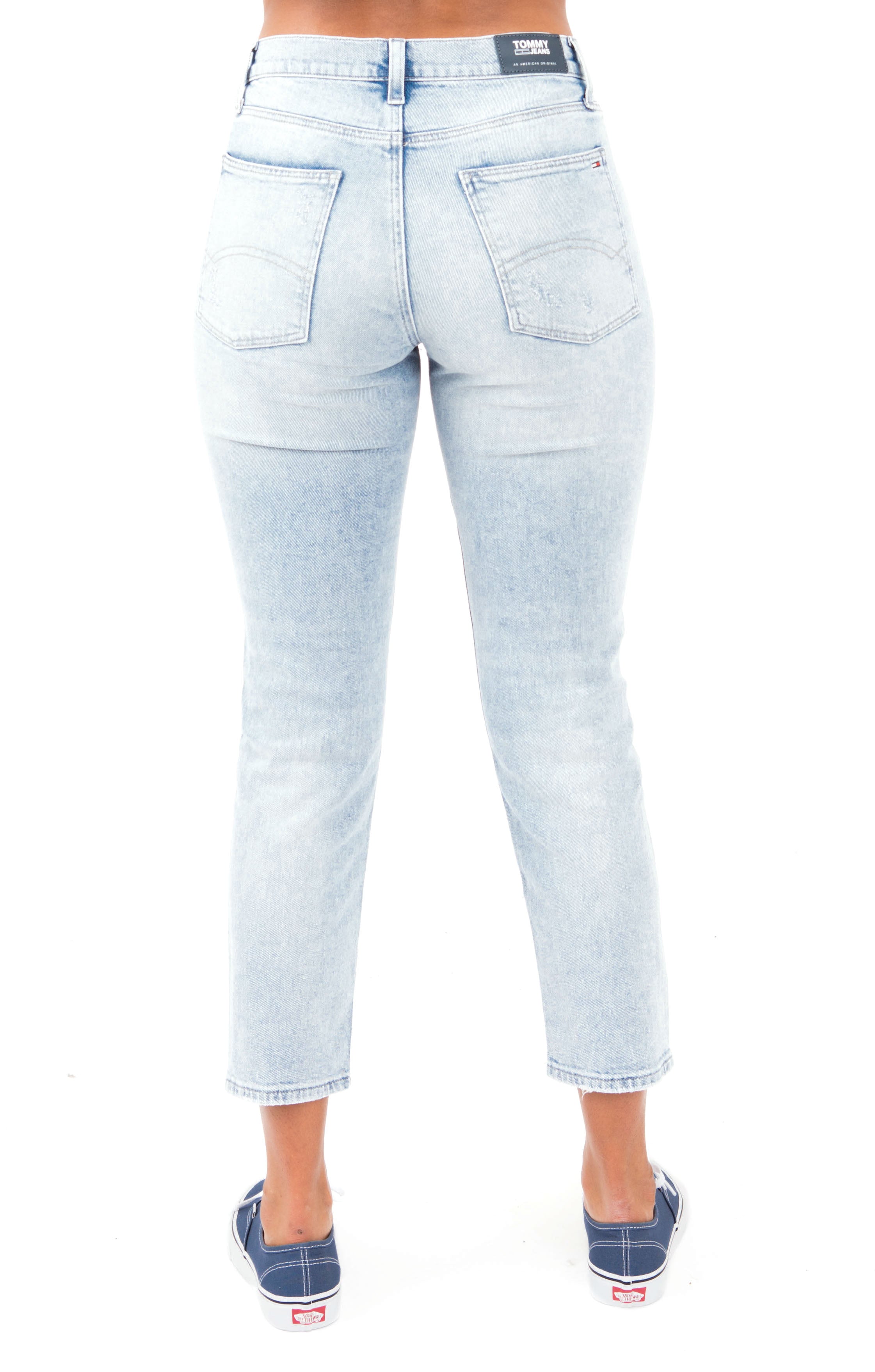 (DW04747) 1991 High Rise Straight Fit Jean - Flanders Light Blue