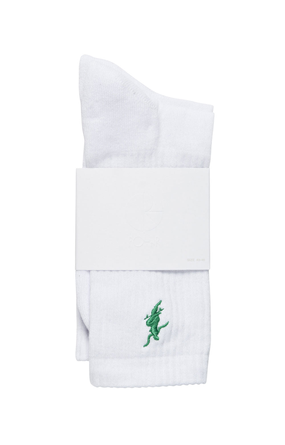 No Comply Socks - White/Green