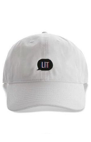 Lit Dad Hat - White
